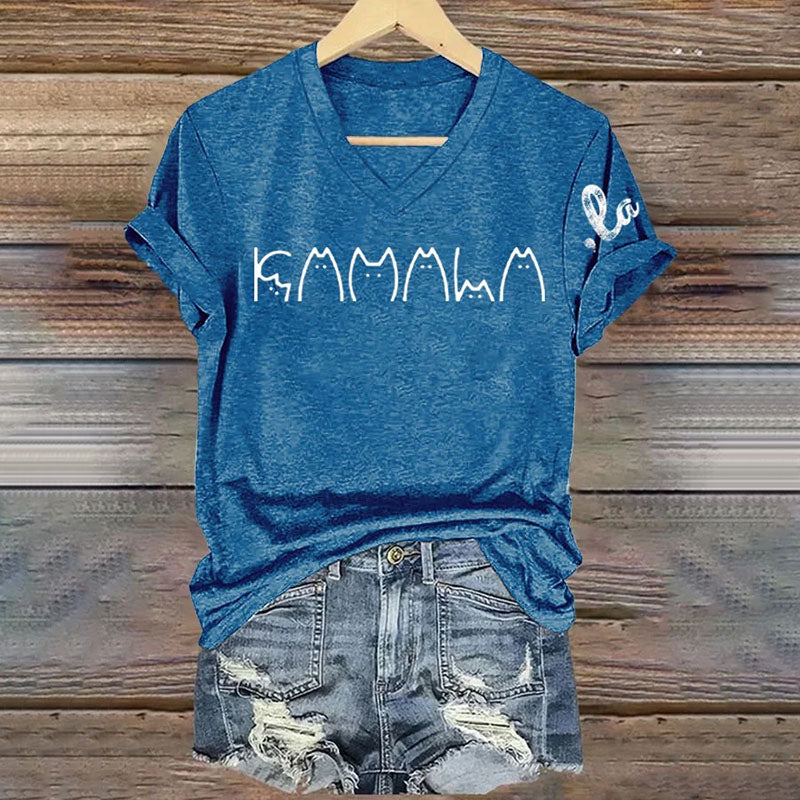 Women's La Kamala Printed Short-Sleeved T-Shirt