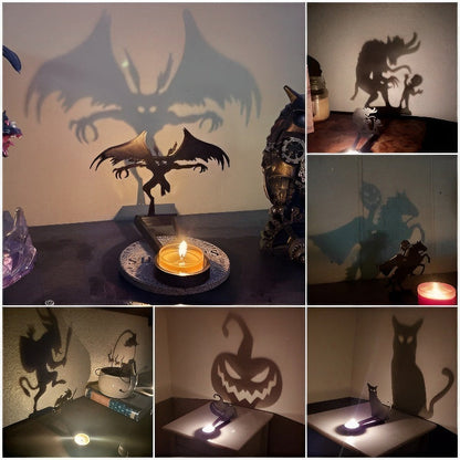 Halloween Metal Decorative Candle Holder 👻