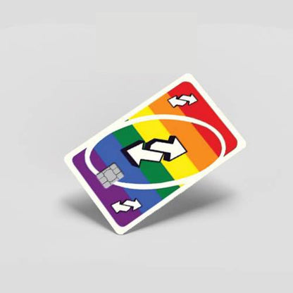 Funny Uno Debit Card Sticker