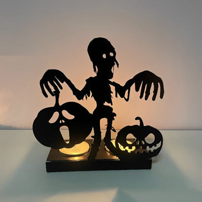 Halloween Metal Decorative Candle Holder 👻