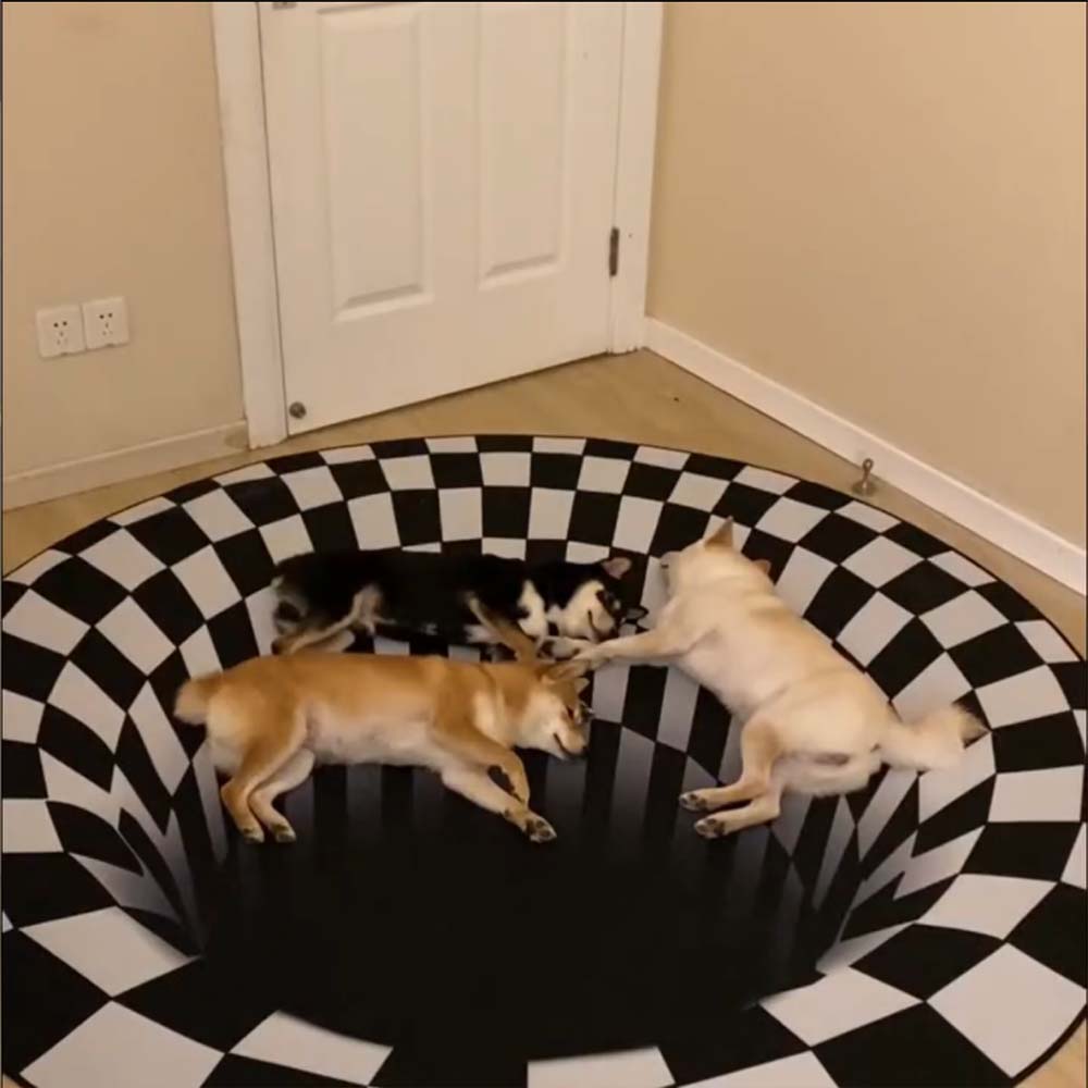 Vortex Illusion Rug