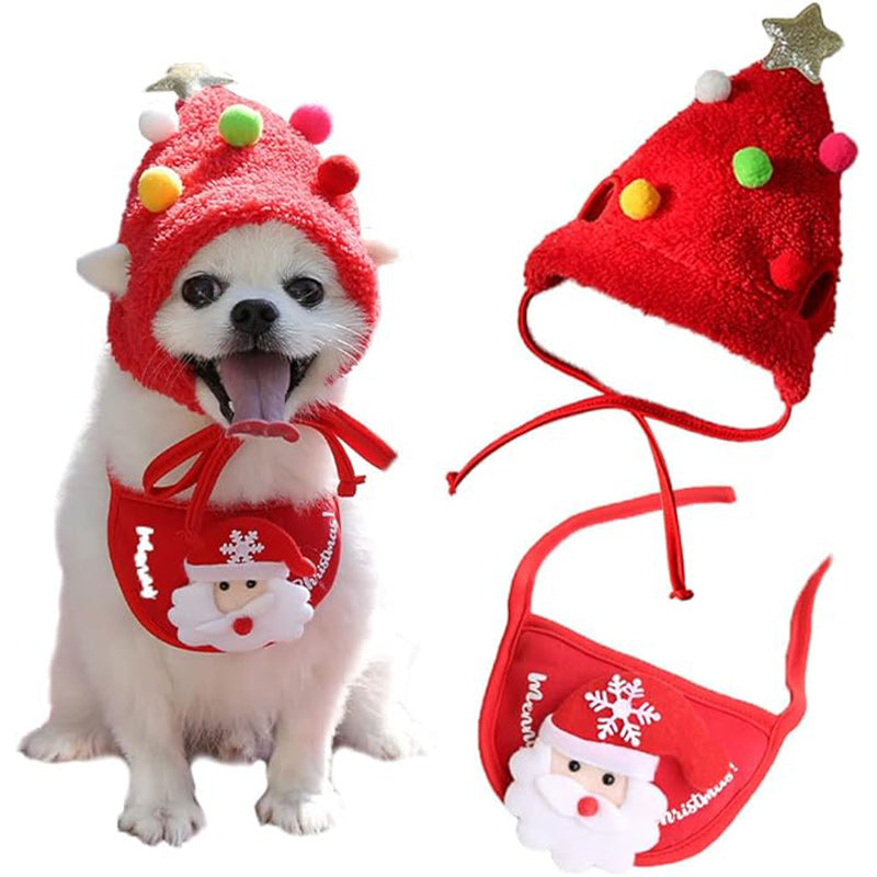 Adorable Christmas Tree Pom-Pom Hat