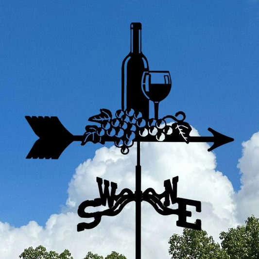 Wine Stainless Steel Weathervane MW033