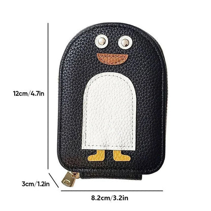 Penguin PU Leather Credit Card & Coin Wallet