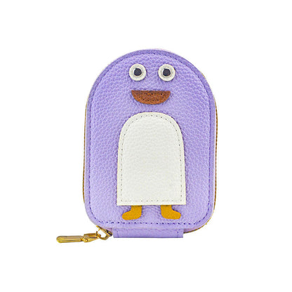 Penguin PU Leather Credit Card & Coin Wallet