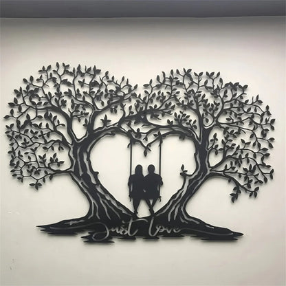 Love Tree Heart Metal Wall Art 💏