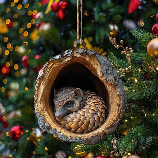 Pangolin Handmade Animal Christmas Ornament CH016