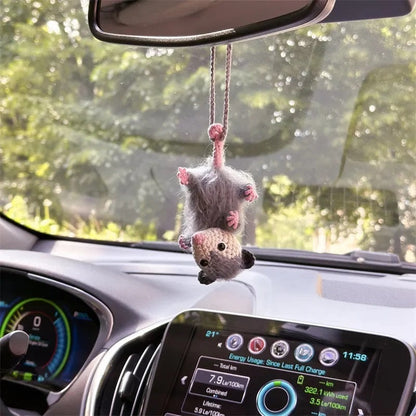 Handcrafted Possum Car Charm