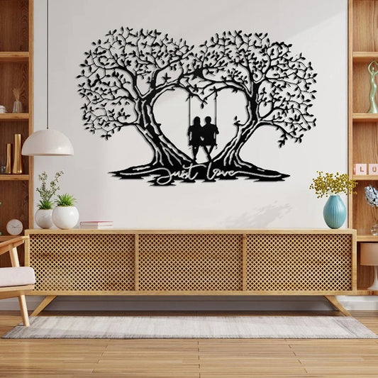 Love Tree Heart Metal Wall Art 💏