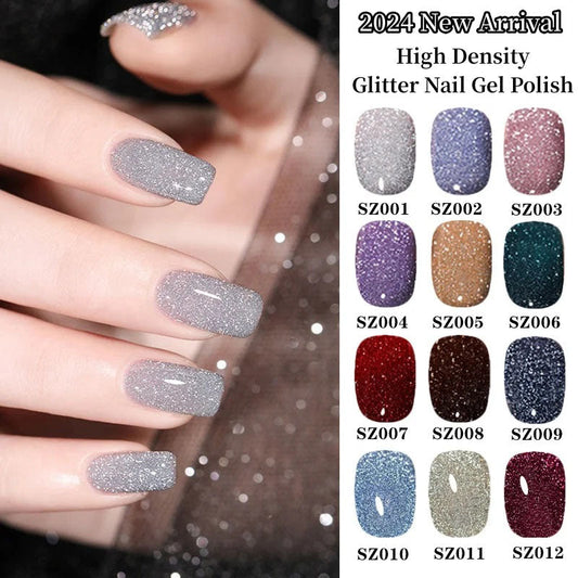 High Density Glitter Nail Gel Polish