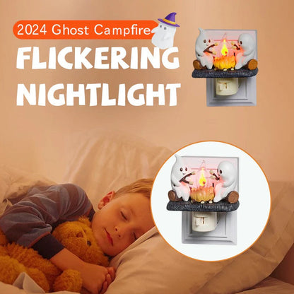 Ghost Campfire Flickering Nightlight