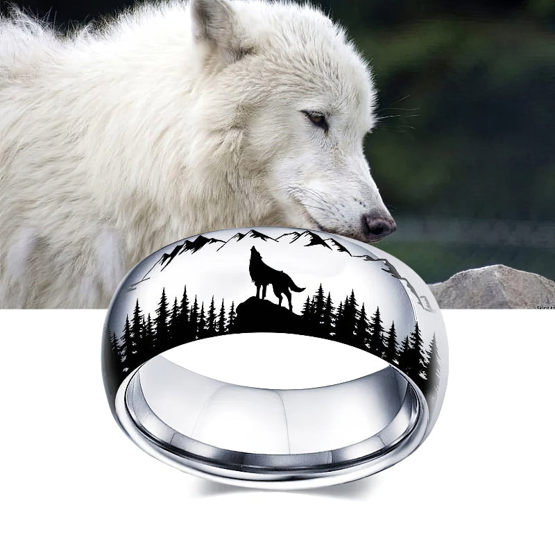 Wolf Couple Ring - A Symbol of Strength Guardianship