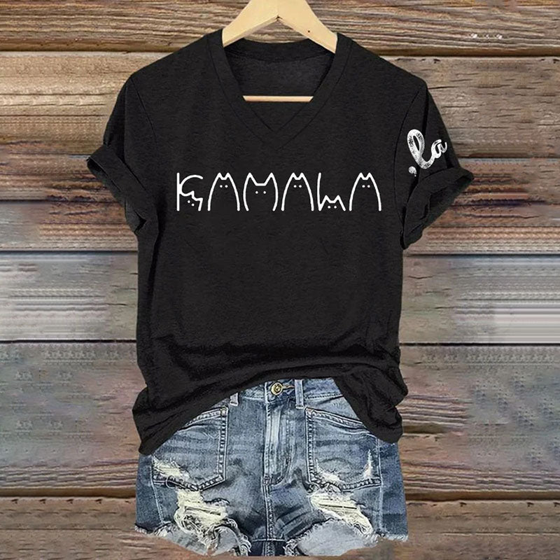 Women's La Kamala Printed Short-Sleeved T-Shirt