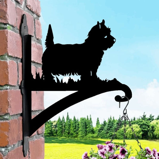 West Highland Terrier Metal Hanging Bracket Plant Stand PS013