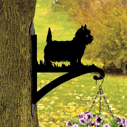 West Highland Terrier Metal Hanging Bracket Plant Stand PS013