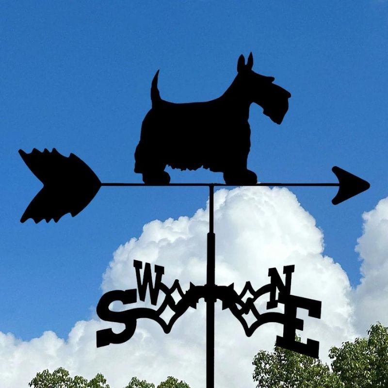 Scottish Terrier Dog Stainless Steel Weathervane MW052