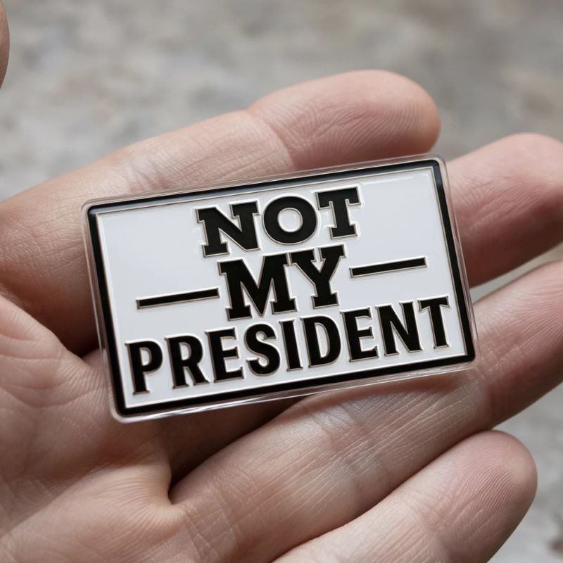 Not My - Acrylic Pin