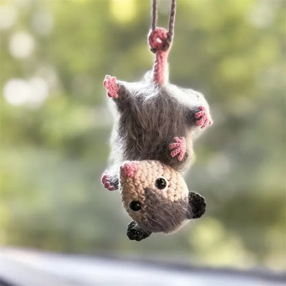 Handcrafted Possum Car Charm