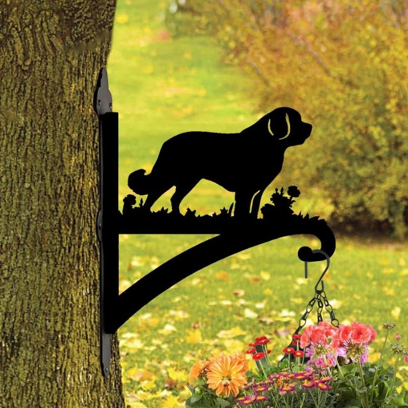 Saint Bernard Metal Hanging Bracket Plant Stand PS132