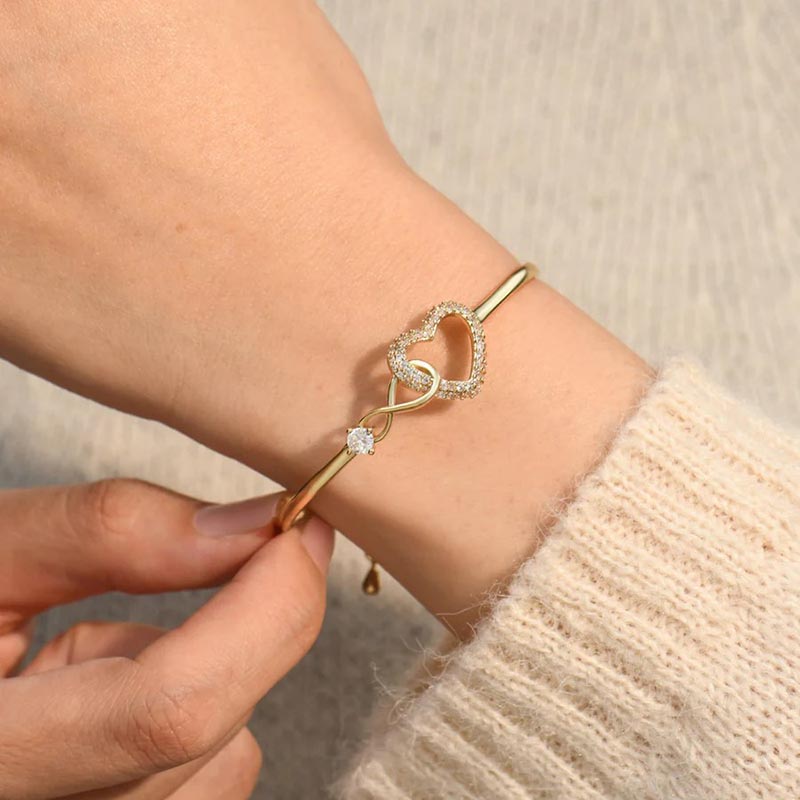 Mother & Daughter - Infinity Heart Bracelet