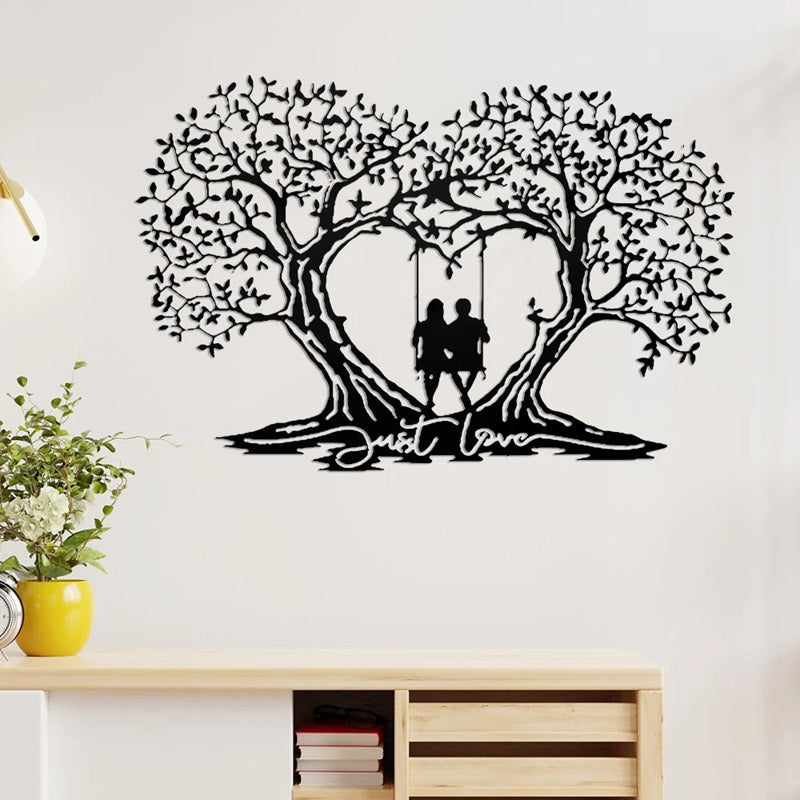 Love Tree Heart Metal Wall Art 💏