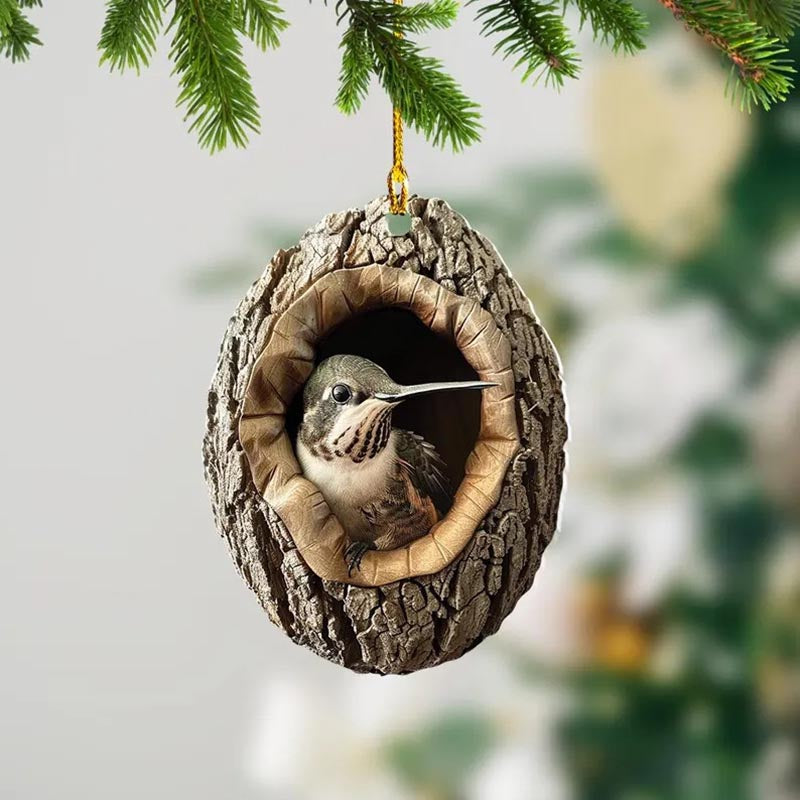 Hummingbird Handmade Animal Christmas Ornament CH040