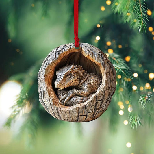 Dinosaur Handmade Animal Christmas Ornament CH043