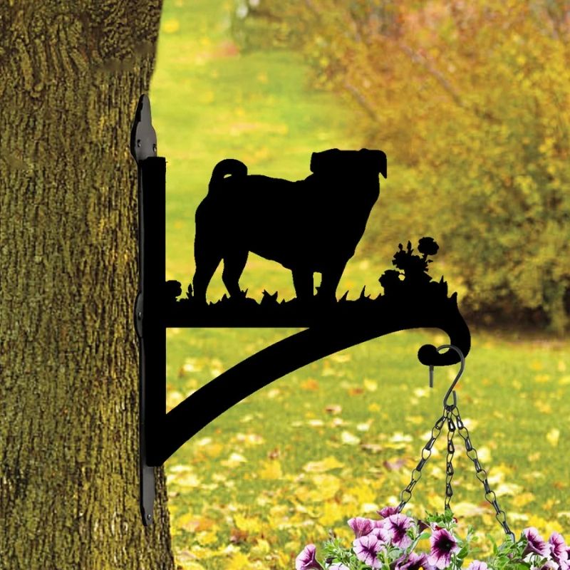 Pug Metal Hanging Bracket Plant Stand PS015