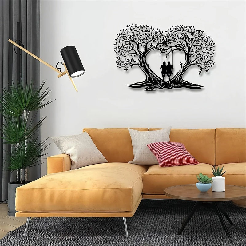 Love Tree Heart Metal Wall Art 💏