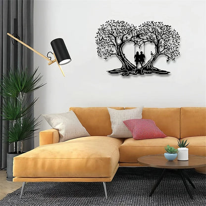 Love Tree Heart Metal Wall Art 💏