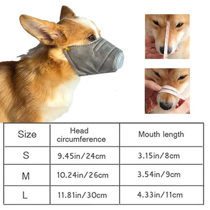 Dog Breathable Cotton Face Mask (3 Pieces)