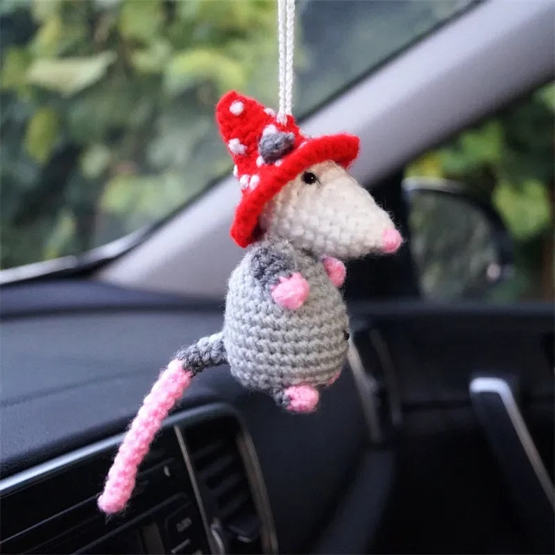 Handcrafted Possum Car Charm