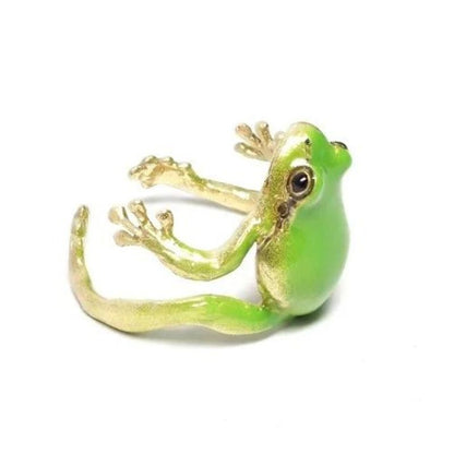 Keep the Forest Close - Tree Frog Ring & Earrings