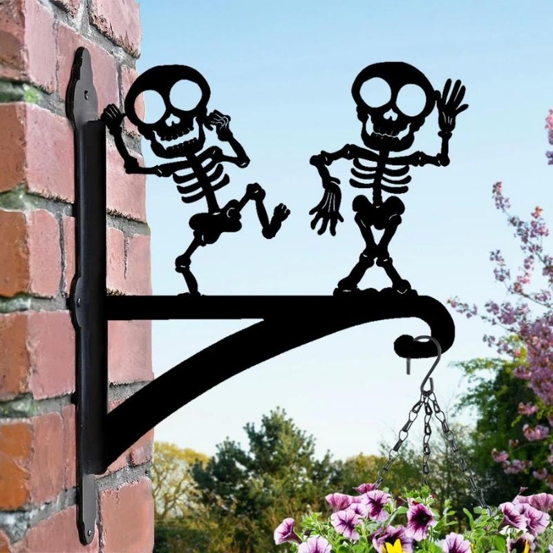 Skeletons Metal Hanging Bracket Plant Stand PS151