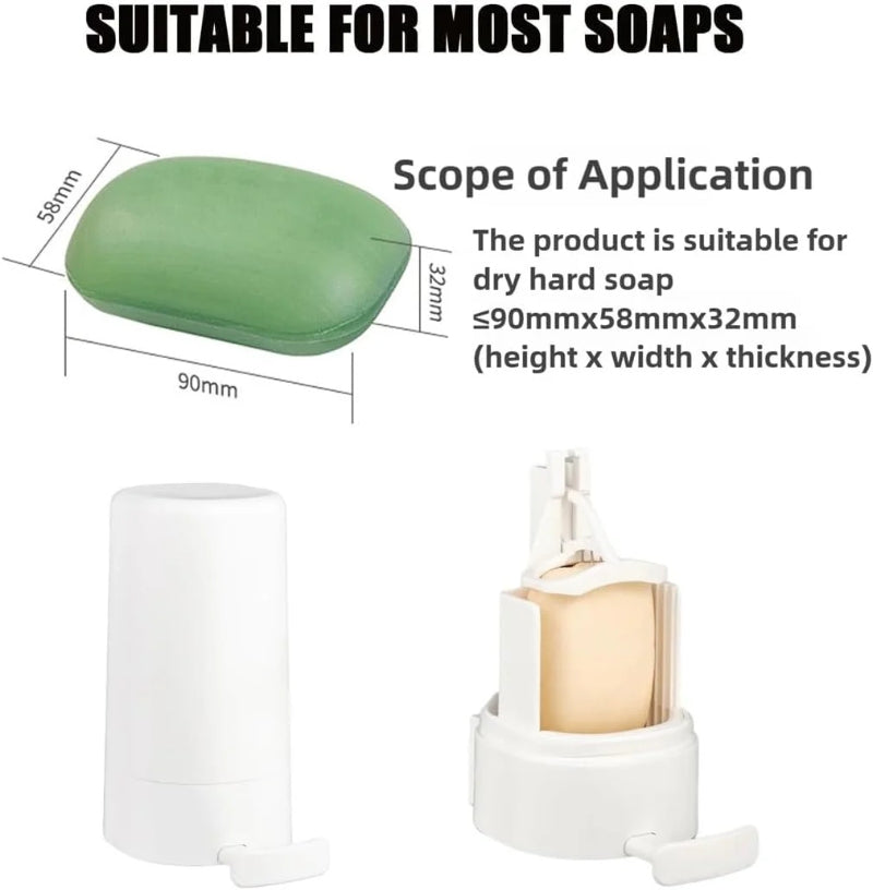 Wall-Mounted Soap Grinder for Bathroom