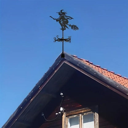 Witch Stainless Steel Weathervane MW006