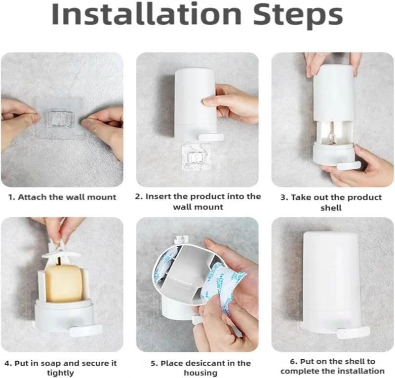 Wall-Mounted Soap Grinder for Bathroom