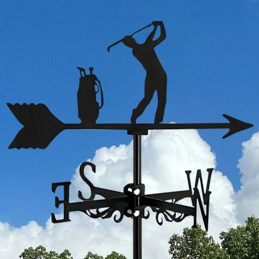 Golf Stainless Steel Weathervane MW040