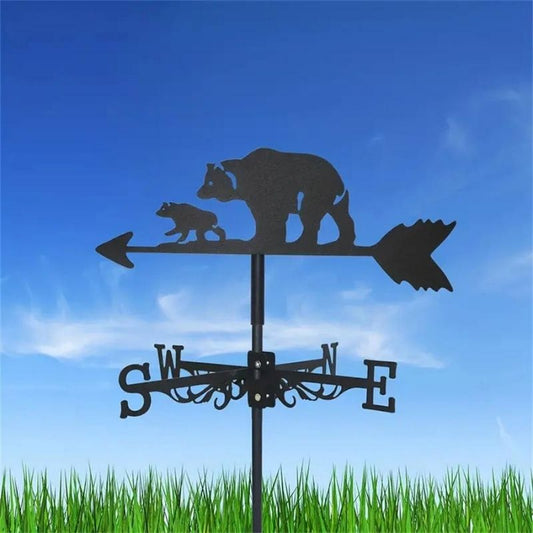 Bear Stainless Steel Weathervane MW112