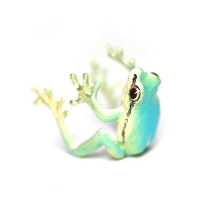 Keep the Forest Close - Tree Frog Ring & Earrings