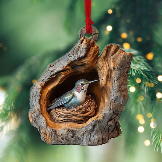 Hummingbird Handmade Animal Christmas Ornament CH006