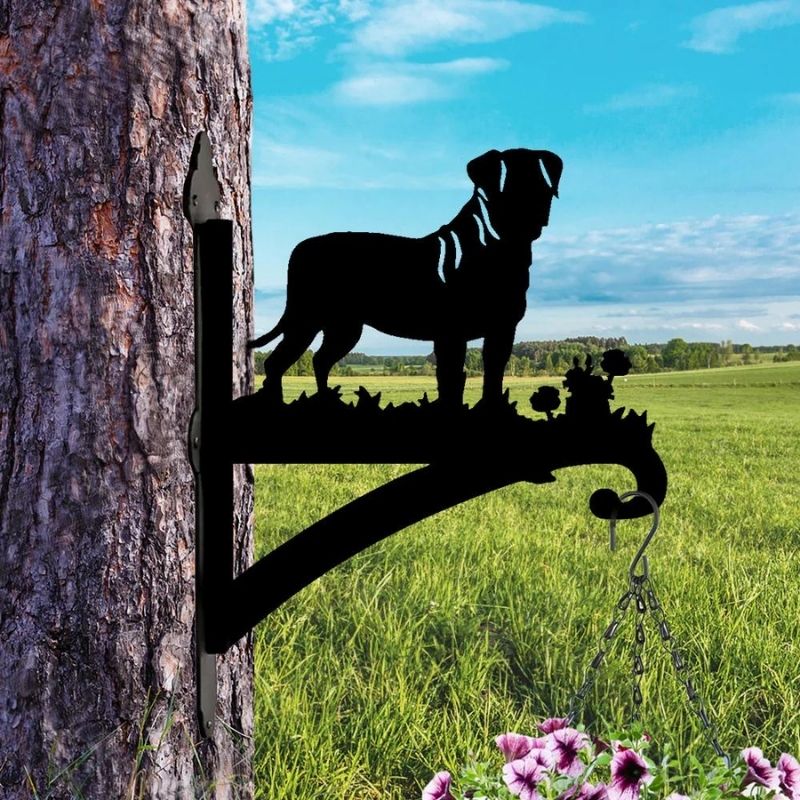 Bullmastiff Metal Hanging Bracket Plant Stand PS086