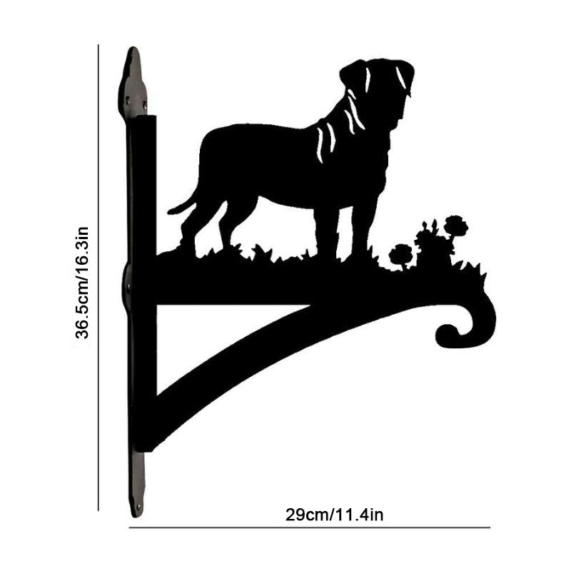 Bullmastiff Metal Hanging Bracket Plant Stand PS086