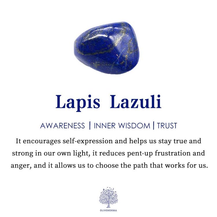 Lapis Lazuli - Handmade Natural Crystal Gemstone Owl