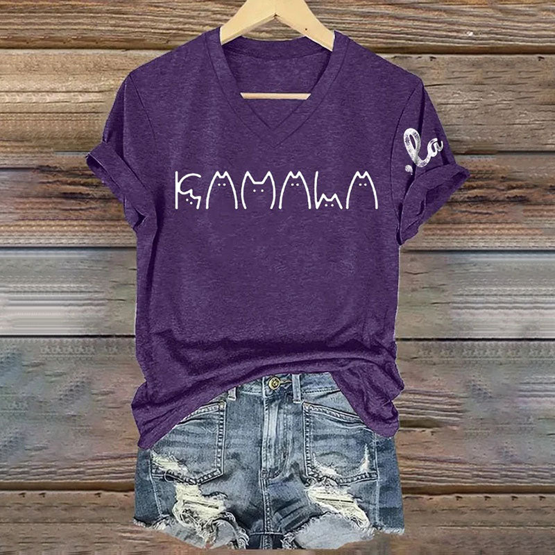 Women's La Kamala Printed Short-Sleeved T-Shirt