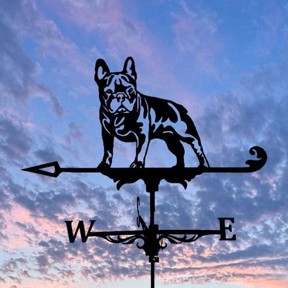 French Bull Dog Stainless Steel Weathervane MW041