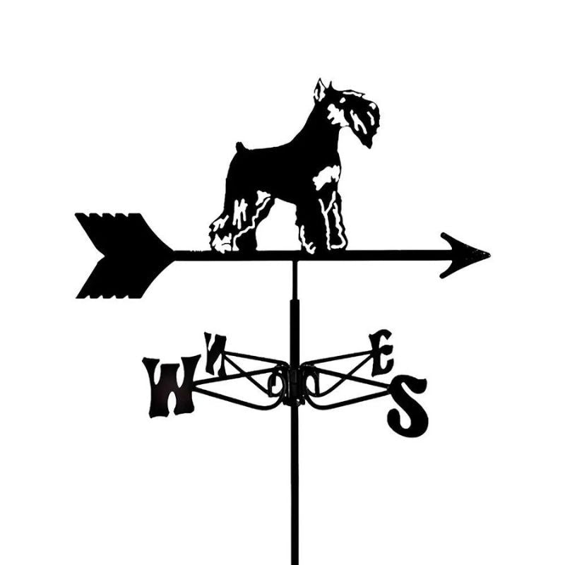 Schnauzer Stainless Steel Weathervane MW066