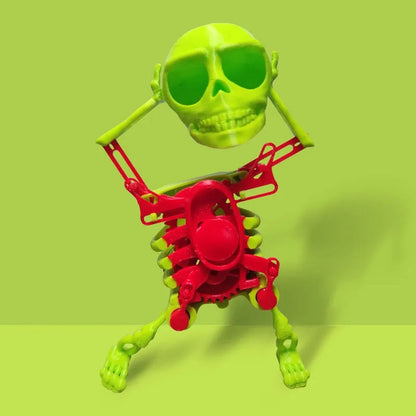 Clockwork Dancing Skull Toy