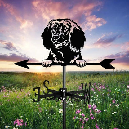 American Water Spaniel Dog Stainless Steel Weathervane MW067