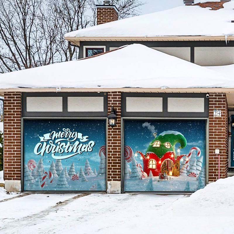 Christmas Wonderland Garage Door Covers CC003